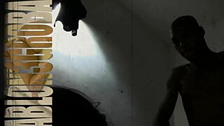 Sleazy Colombian slut bent over for doggystyle with dildo