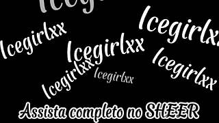 Naughty friend gets blowjob from blonde.