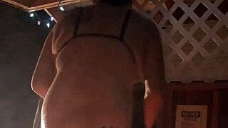 Lonely Wife Fucks in Hottub