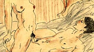 vintage erotic illustration