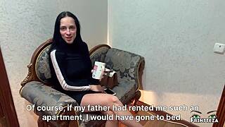 Stepmom cheats and swallows stepson’s dick, licking ass too! 😏