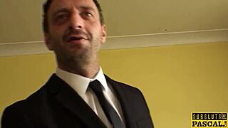 Skanky British Sub Gets Hair Pulled and Anal Pounded, Oh Man!