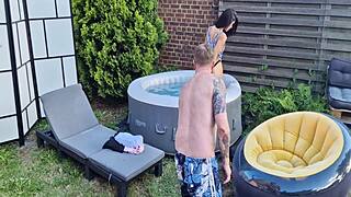 yo, check gratis jadilica’s outdoor solo anal show backstage