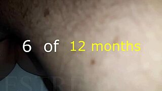 in the sixth month, the slave endures intense fisting at home