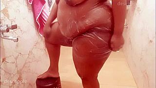 Bengali Wife Taking Bath With Big Tits And Boobs Exposed