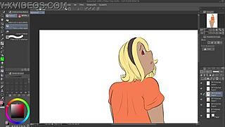 Kat’s artistic skills on display in Gravity Rush speedpaint video