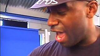 Black slut in stockings gets bold blowjob and doggystyle fucking for facial