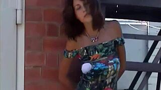 18-Year-Old Tamara Gets Topless Outdoors