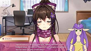 sexy ninja maid serves master in ninnin days part 4 😏