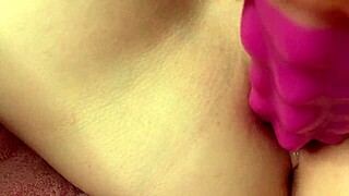 My monster dildo makes me cum twice with wet pussy 😍