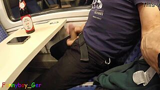 Damn, third cumshot attempt on a moving train today