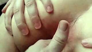 I’m Shaking as Husband Fingers My Tight Pussy and Ass