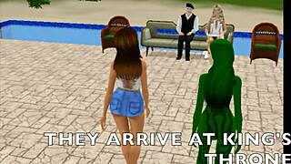 in this 3d episode, aliens encounter pussy in narrative adventure
