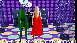in this 3d episode, aliens encounter pussy in narrative adventure