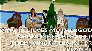 in this 3d episode, aliens encounter pussy in narrative adventure