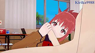 Tenka Izumo and Konomi Tatara Intense Sex in Chained Soldier Hentai Scene