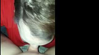 bbw tranny deepthroats big cock close up.