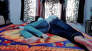 Slim Sexy Aunty Fucked By Big Cock Boy In Homemade Hindi Desi Porn.