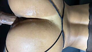 Hot wife dancing and banging bareback on the couch in homemade POV.