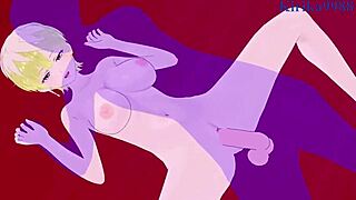 Tenka Izumo and Konomi Tatara Intense Sex in Chained Soldier Hentai Scene