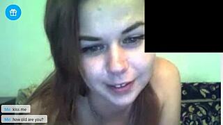 blonde tannya and chubby annica rip clothes in webcam show with toys