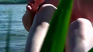 Wow, check this Czech beauty flashing her pussy in public streets!