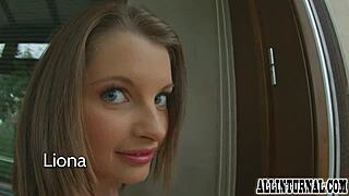 Leona's Rough Anal Sex Ends With Intense Creampie