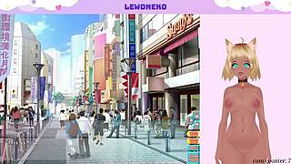 Hey, Vtuber Lewdneko is playing Go Go Nippon and getting off with toys, big tits bouncing in this anime hentai orgasm session part 4! 😏🍆💦