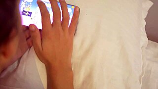 Creampied while playing on the phone in wild doggystyle action. Romanian babe takes big cock with wet moans.