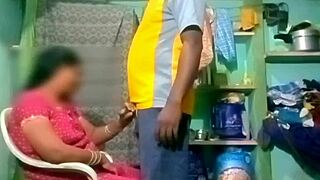 Village Teacher Bends Student for Doggy Style in Bedroom