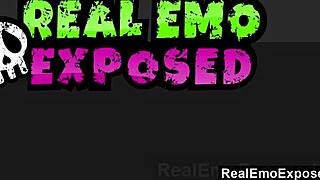 Daisy Cruiz, the Emo Girl, Sucks His Cock in the Shower Every Time He Bathes, Leading to Fucking and Cumshot