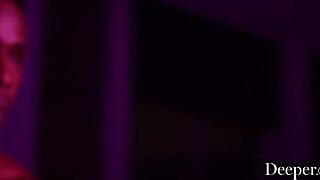 twinlike blondes riley and elsa dive deeper into an intense threesome with big black cocks