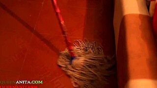 I was the hotel cleaner who fucked his master bbw wife half naked