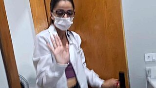 nurse cheats in hospital bathroom