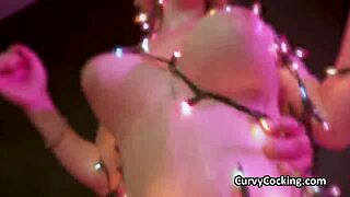 Oily Christmas Titty Fuck With Monster Cock - Want To Join?