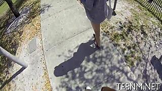 filling scarlett sawyer's face with jizz