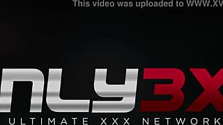 Jasmine Webb in threesome with natural boobs