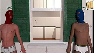 blonde chick gets ass fucked in 3d hentai