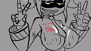 Murder Drones-Compilation Of Fucking, Creampie, And Monster Cock Action