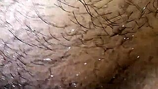 Ebony Brunette Spreading Tight Pussy In Bedroom With Big Ass And Curly Hair