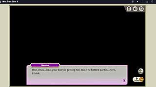 this mist train girls x messina ss rank scene is awesome 😍