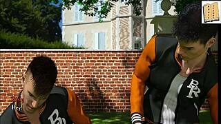 blonde chick gets ass fucked in 3d hentai