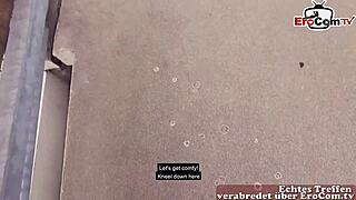 German Slut Picked Up And Publicly Fucked!