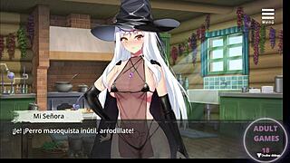Witch Imprisoned In Sexual Cartoon