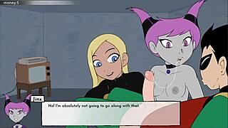 18titans episode 56 features jinxed again in cartoon game anime dating hentai