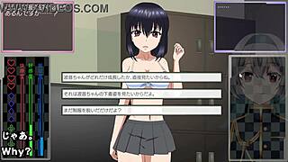 i toyed the girl in this hentai game