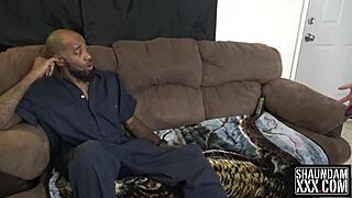 Are cam girls fun with big black cocks? Full interracial video with cum in mouth