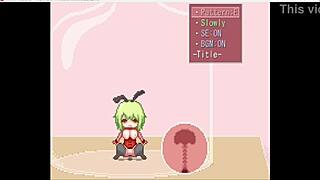 Ever Seen a Bunny Girl Dominate in a Sexy Bottle Game Outfit?