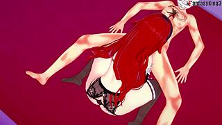 Eris in sheer lingerie fucked hard in fantasyking3 hentai movie