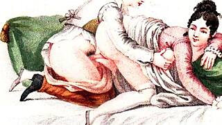 Hey, ever seen these vintage erotic drawings come to life like this?